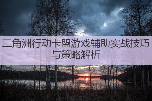 三角洲行动卡盟游戏辅助实战技巧与策略解析
