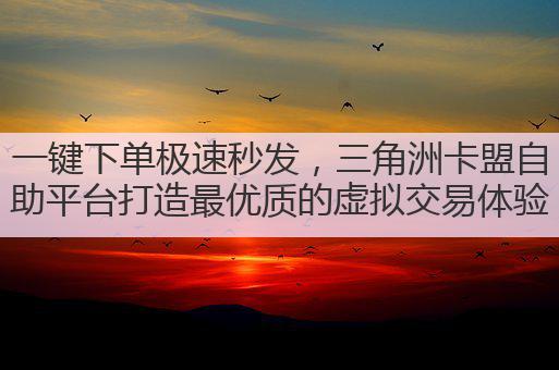 一键下单极速秒发,三角洲卡盟自助平台打造最优质的虚拟交易体验