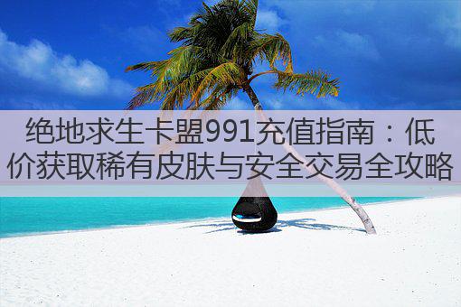 绝地求生卡盟991充值指南:低价获取稀有皮肤与安全交易全攻略
