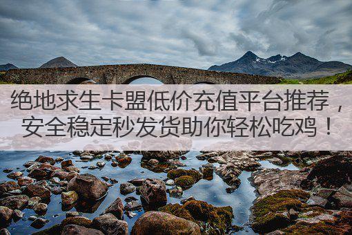 绝地求生卡盟低价充值平台推荐，安全稳定秒发货助你轻松吃鸡！
