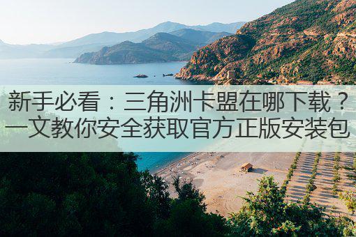 新手必看：三角洲卡盟在哪下载？一文教你安全获取官方正版安装包