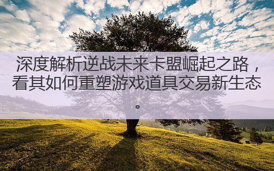 深度解析逆战未来卡盟崛起之路，看其如何重塑游戏道具交易新生态。