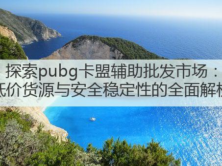 探索pubg卡盟辅助批发市场：低价货源与安全稳定性的全面解析