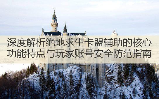 深度解析绝地求生卡盟辅助的核心功能特点与玩家账号安全防范指南